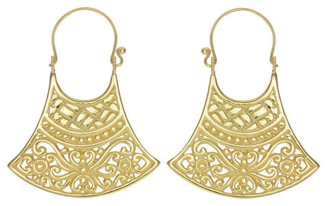 Alam Gold Earrings #7 Large