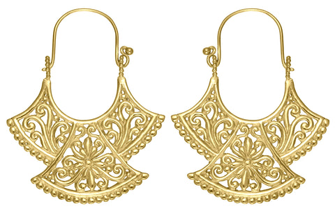 Alam Gold Earrings #11 Large