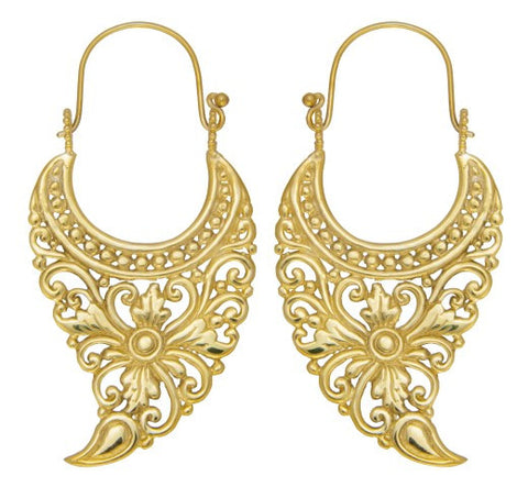 Alam Gold Earrings #4 Large