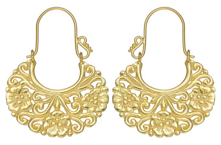 Alam Gold Earrings #5 Small