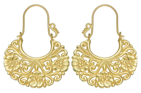 Alam Gold Earrings #5 Small
