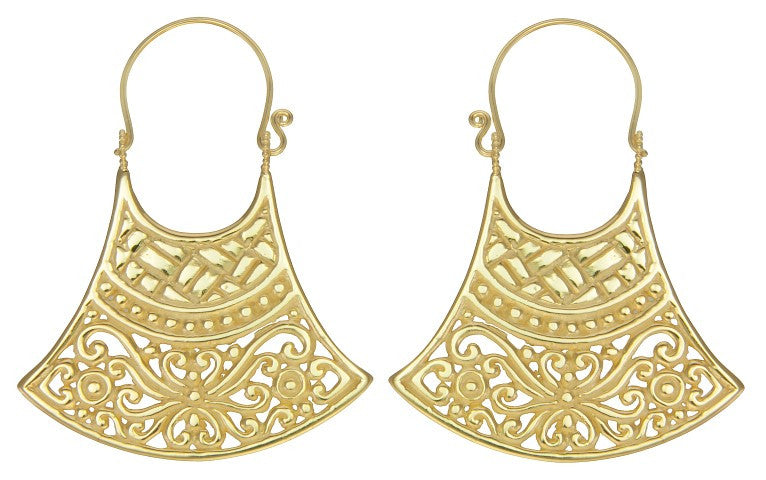 Alam Gold Earrings #7 Large