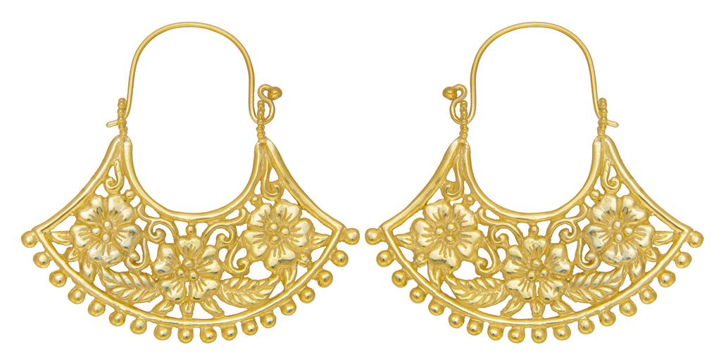Alam Gold Earrings #10 Large