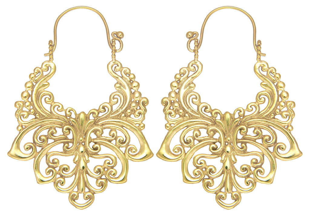 Alam Gold Earrings #9 Large