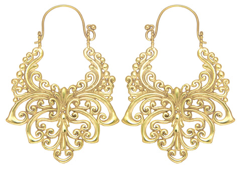 Alam Gold Earrings #9 Large