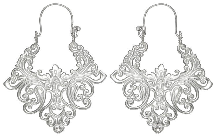Alam Silver Earrings #3 Large