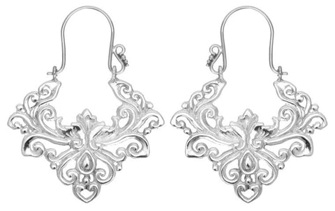 Alam Silver Earrings #3 Small