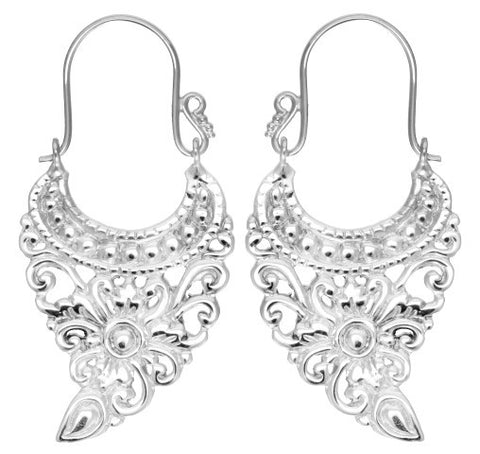 Alam Silver Earrings #4 Small
