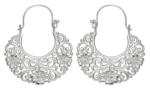 Alam Silver Earrings #5 Large