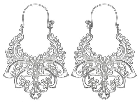 Alam Silver Earrings #9 Large