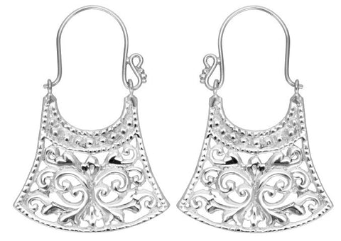 Alam Silver Earrings #7 Small