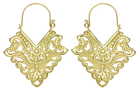 Pura Gold Earrings #4 Large