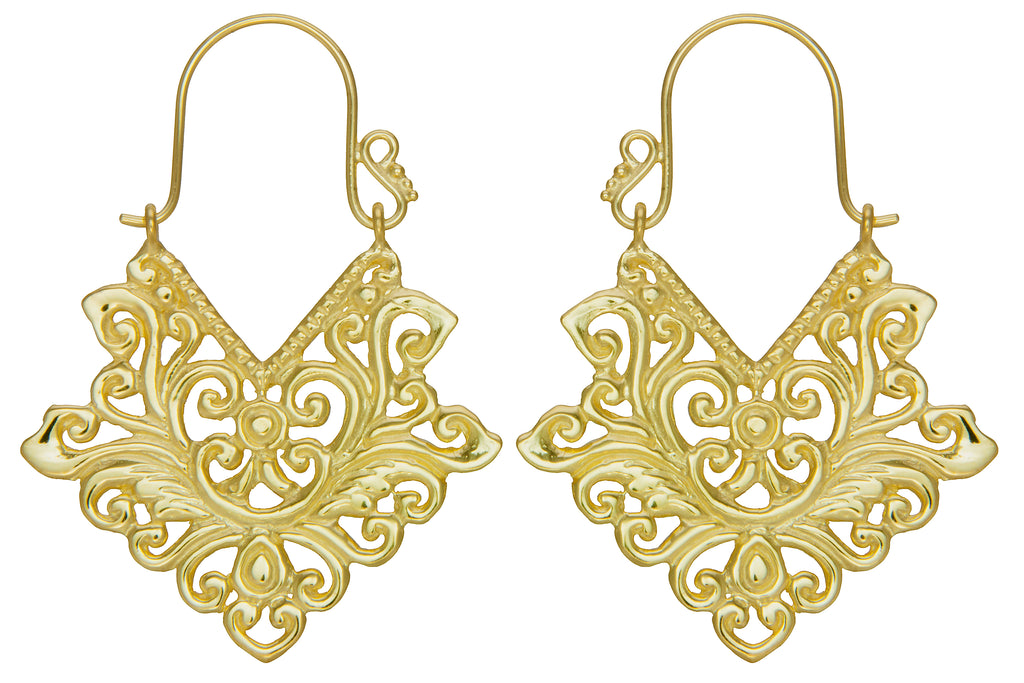 Pura Gold Earrings #6 Small
