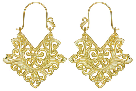 Pura Gold Earrings #6 Small