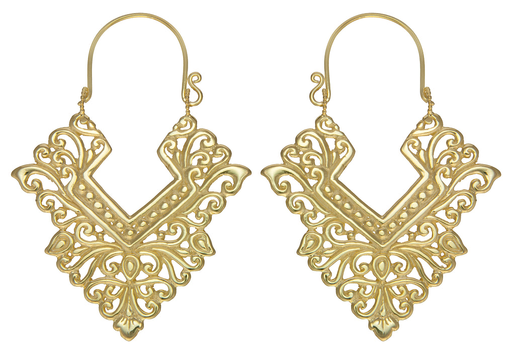 Pura Gold Earrings #7 Large